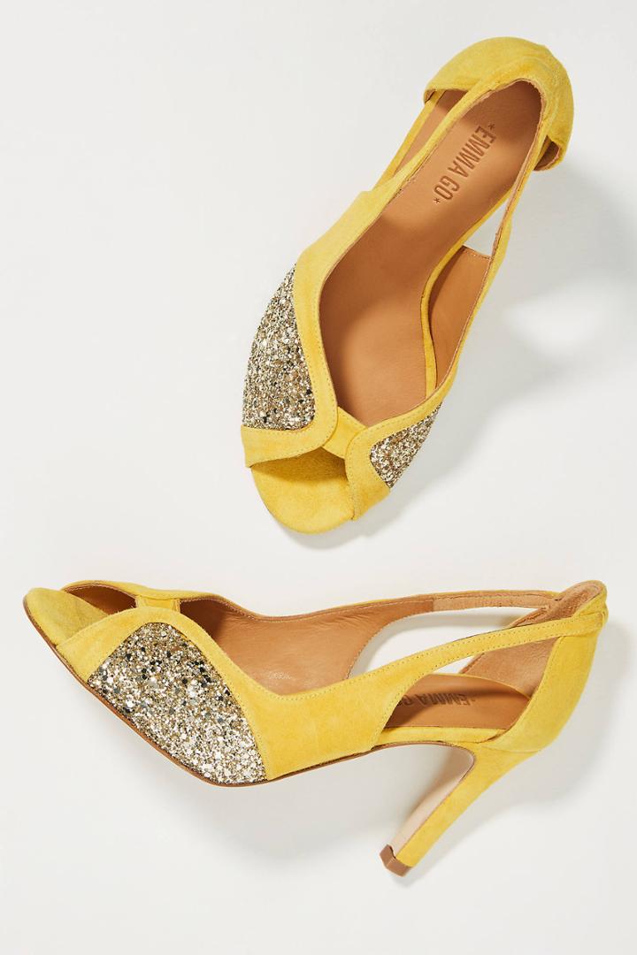 Emma Go Lulu Peep Toe Heels