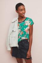 Anthropologie Yardley Floral Top
