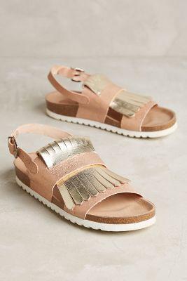 Kmb Emilien Kiltie Sandals Silver