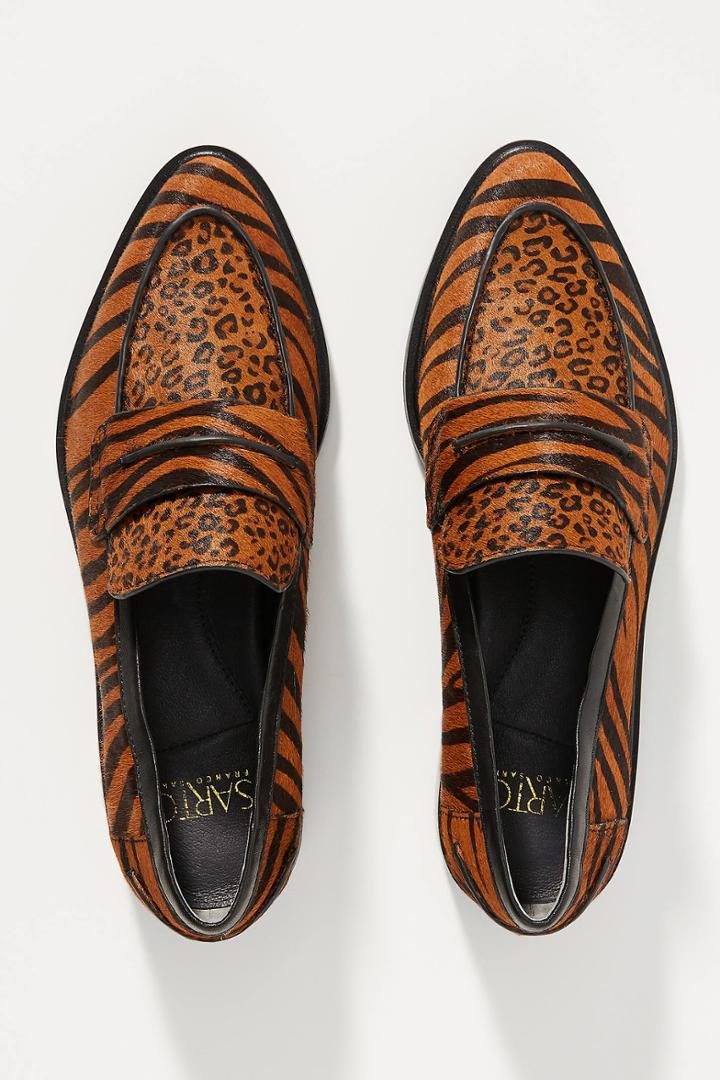 Sarto By Franco Sarto Irena Tiger-striped Loafers