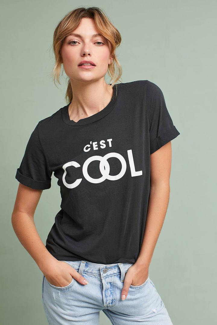 Sol Angeles Rolled-cuff Graphic Tee