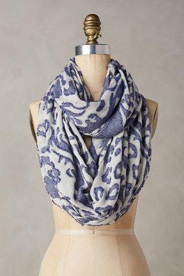 Anthropologie Tinta Spotted Loop Scarf
