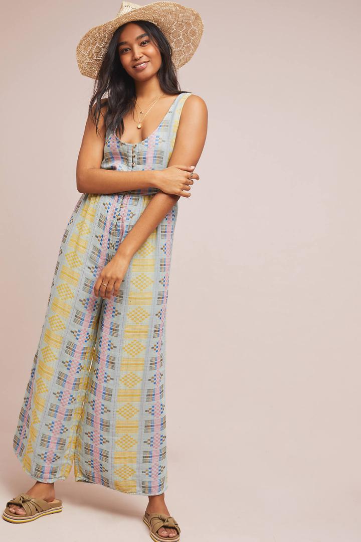 The Odells Asbury Striped Jumpsuit