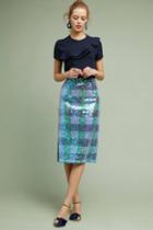 Maeve Sequined Palette Midi Skirt