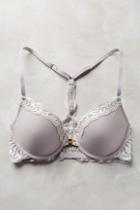 Natori Feathers Front-close T-back Bra Light Grey