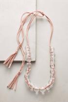 Rush By Denis And Charles Beaded Lucite Necklace