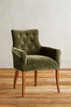Anthropologie Slub Velvet Abner Armchair