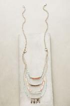 Anthropologie Fringed Terrace Necklace