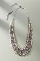Deepa Lavender Mermaid Statement Necklace