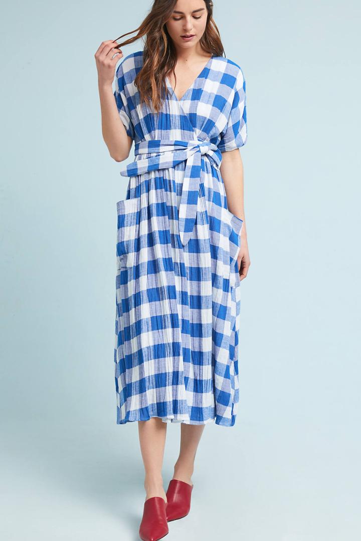 Mara Hoffman Ingrid Gingham Dress