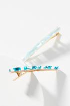 Anthropologie Spring Flower Hair Clip Set