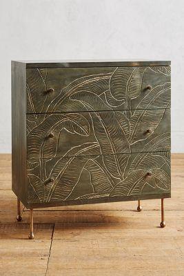 Anthropologie Liri Leaf Three-drawer Dresser