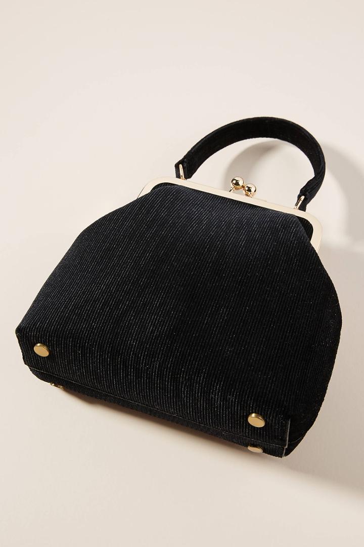 Anthropologie Velvet Driver Clutch