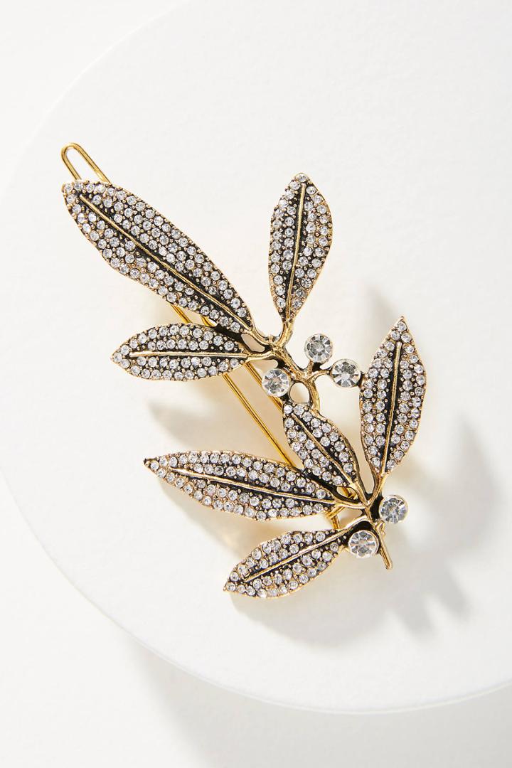 Anthropologie Olive Branch Hair Pin