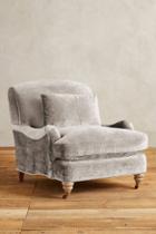 Anthropologie Slub Velvet Glenlee Chair, Wilcox