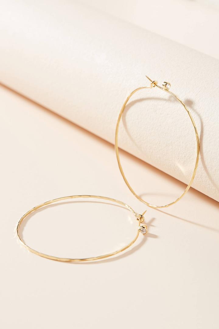 Anthropologie Nadia Hoop Earrings