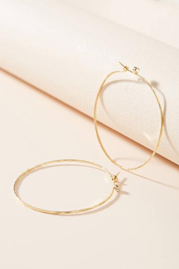 Anthropologie Nadia Hoop Earrings