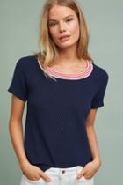 Moth Fontenelle Ribbed Top