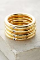 Elizabeth And James Caro Stacked Rings Gold