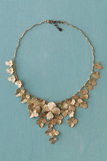 Michael Michaud Hydrangea Petal Necklace