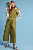 Joa Ruffled-sleeve Wide-leg Jumpsuit