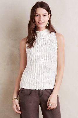 Moth Roll-neck Knit Tank
