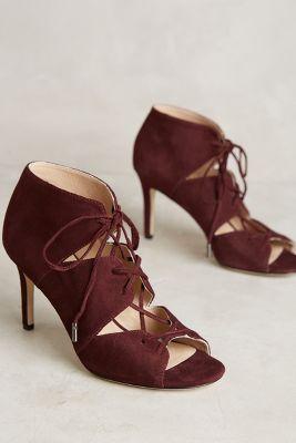 Via Spiga Vibe Heels Wine