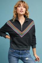 Wildfox Track Star Quarter-zip Pullover