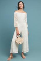 Farm Rio For Anthropologie Farm Rio Elliot Off-the-shoulder Jumpsuit