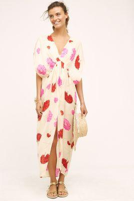 De La Mer Florence Silk Caftan
