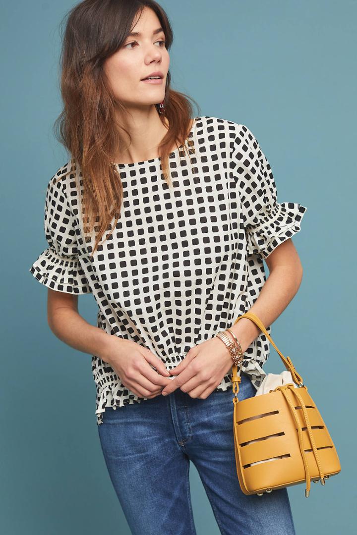 Blue Tassel Lucielle Blouse