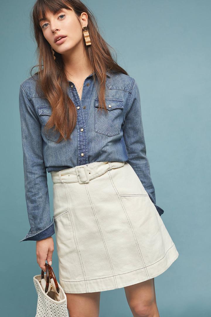Ryder Chloe Denim Mini Skirt