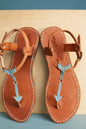 Laidback London Arrow Sandals