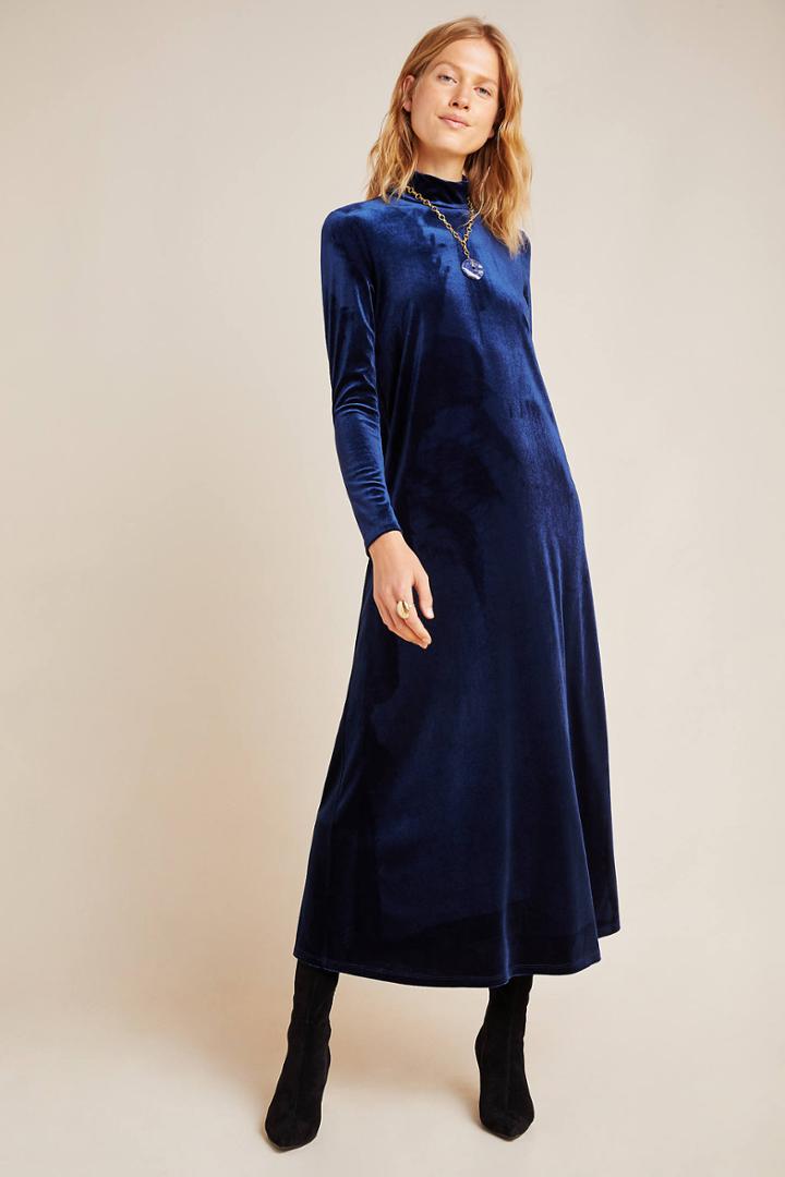 Amadi Bianca Velvet Maxi Dress