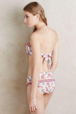 Nanette Lepore Paisley Bottoms Red Motif