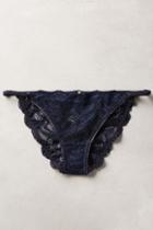 Clo Intimo Scalloped Lace Bikini Navy