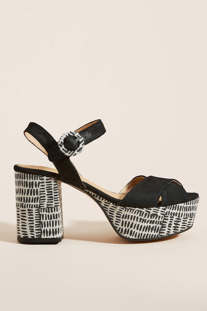 Anthropologie Quincy Platform Heels