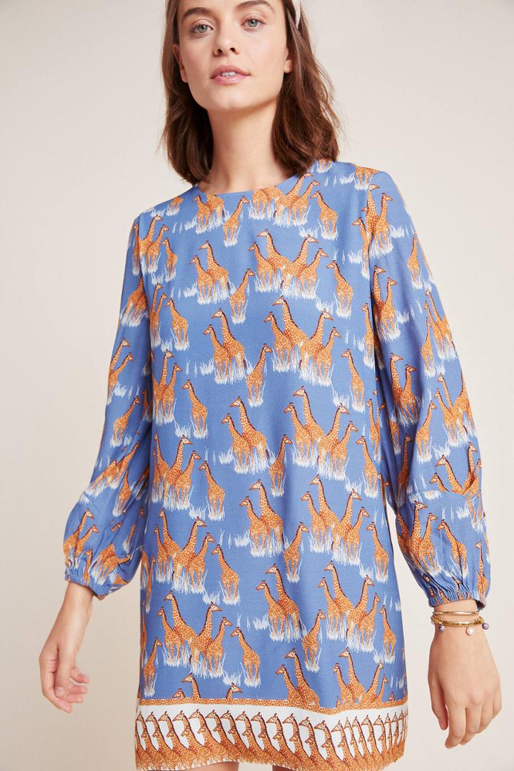Corey Lynn Calter Giraffe Tunic Dress