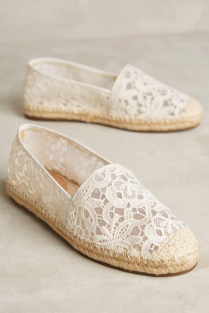 Jasper & Jeera Fabienne Lace Espadrilles