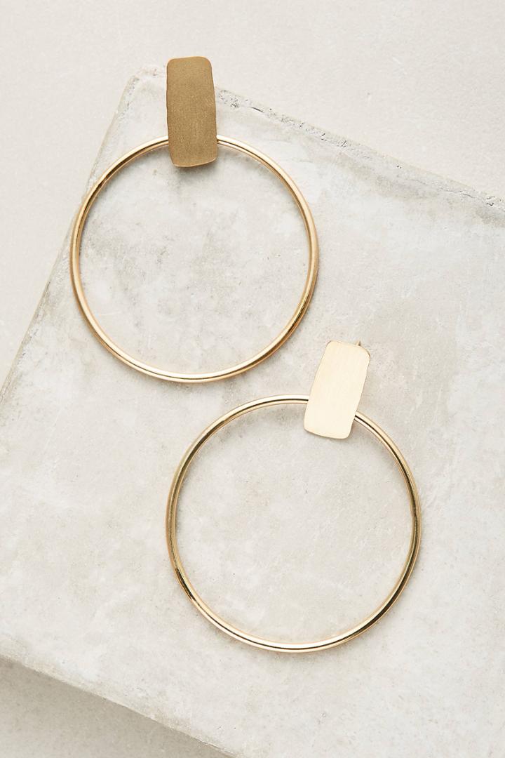 Anthropologie Limitless Hoop Earrings