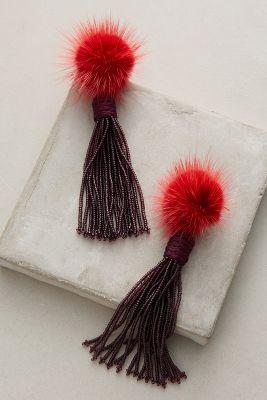 Mignonne Gavigan Jackie Red Tassel Drops