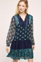 Anna Sui Mixte Silk Peasant Dress