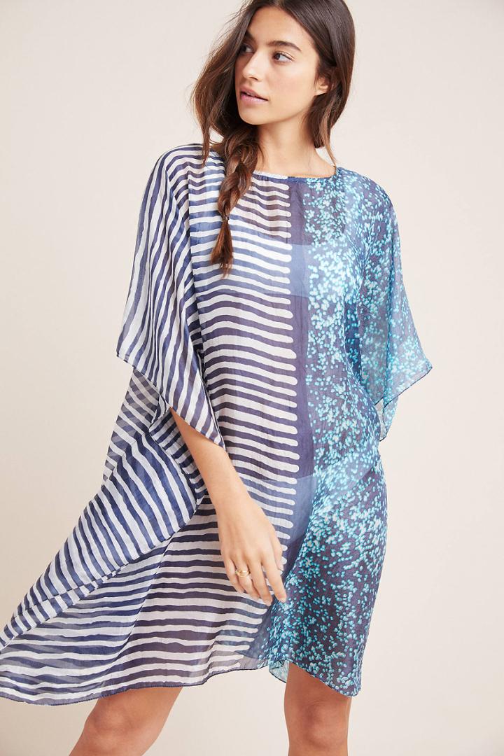 Anthropologie Sierra Silk Caftan