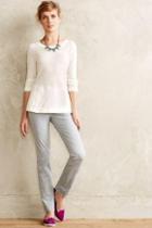 Ag Stevie Sateen Jeans Light Grey