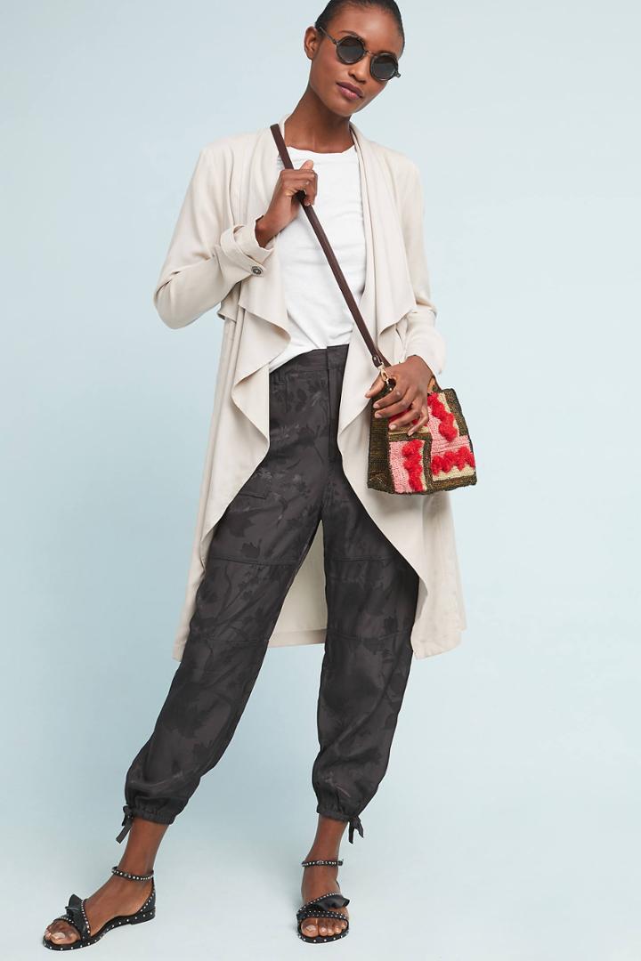 Anthropologie Silky Utility Pants