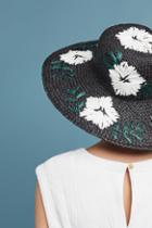 Anthropologie Punta Cana Embroidered Sun Hat