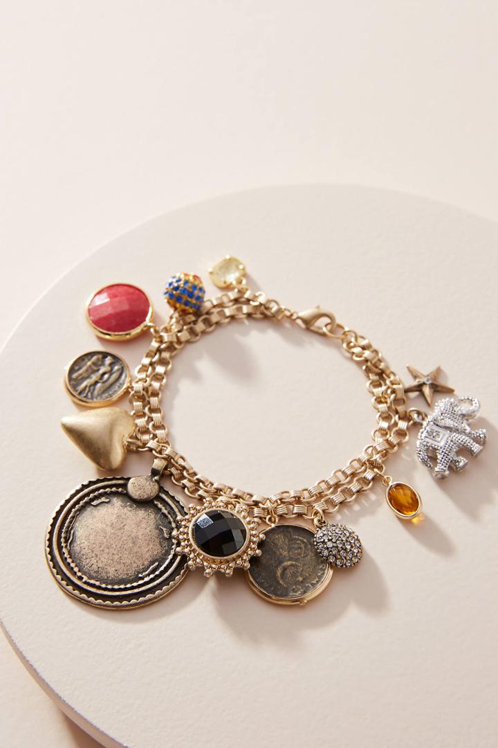 Anthropologie Jingle Charm Bracelet
