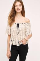 Korovilas Anaelle Crochet Off-the-shoulder Pullover