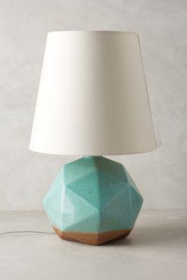 Anthropologie Geo Facets Lamp Ensemble