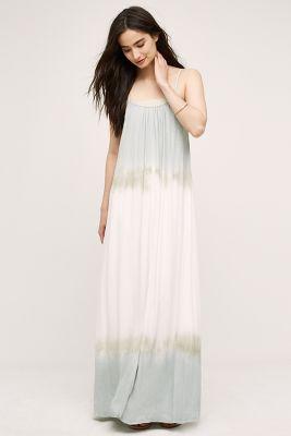Illia Shibori Sea Maxi Dress